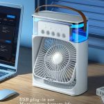 Mini Air Conditioner Fan 3 In 1 Fan Spray Fan (10 inch)