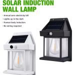 Motion Sensor Solar Tungsten Night Lamp