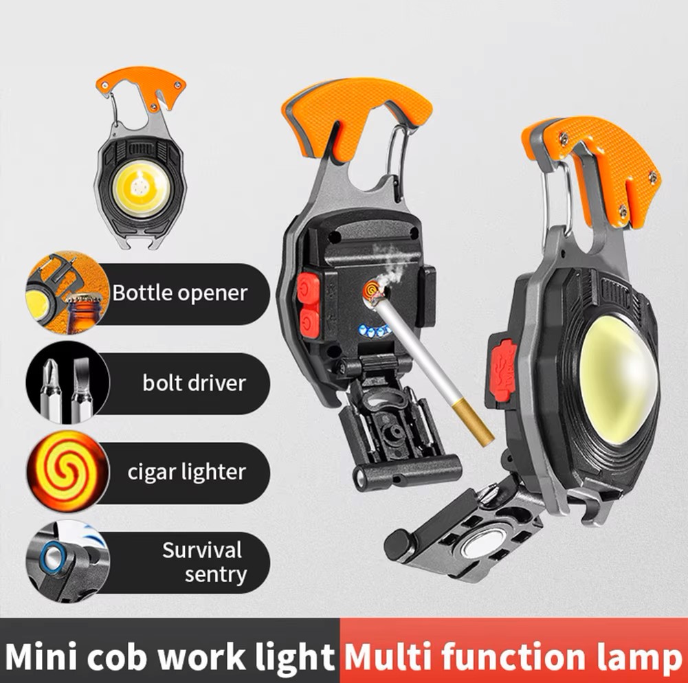 10 in 1 LED Keychain Light