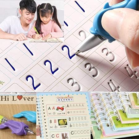 Magic Practice Copybook,(4 BOOKS+10 REFILL)