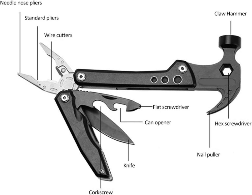 Outdoor Emergency Pocket Hammer