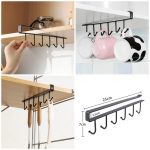 1PC Cabinet Mug Hook, 6-hooks