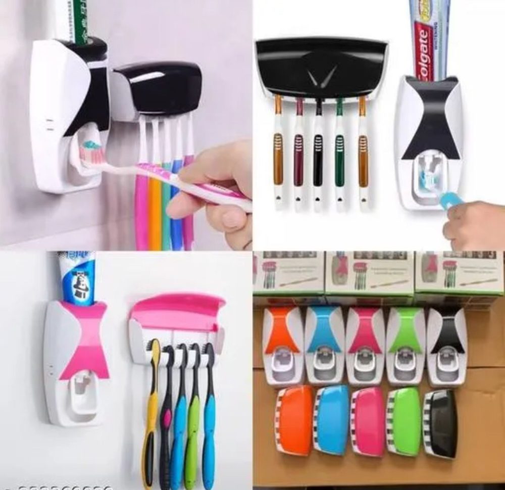 Toothpaste dispenser plastic with box